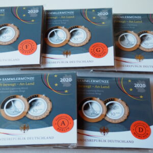10 EURO 2020 AN LAND KOMPLETTSATZ