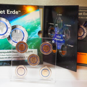 5 EURO PLANET ERDE 2016 KOMPLETTSATZ